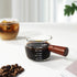1 Pack Espresso Shot Glass 75ML Triple Pitcher Barista with Wood Handle by BCnmviku