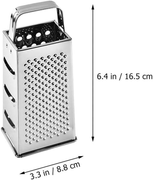SHERCHPRY Cheese Slicer Cheese Slicer Box Grater Cheese Graters Stainless Steel Vegetable Shredder Mandoline Slicer Nuts Kitchen Slicer Shredder Zester Grater 6inch Potato Slicer Potato Slicer by SHERCHPRY