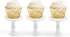 Andaz Press Glitzy Faux Gold Glitter Cupcake Wrapper Decorations, 24-Pack Gold Cupcake Holders