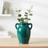 Sunddo Modern Ceramic Vase for Decor - 8 Inch Green Decorative Vase