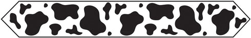 Printed Cow Print Table Runner Party Accessory (1 count)