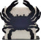 Modern Crab Design Napkin Holder, Metal Iron Dispenser Organizer for Tissue Paper, Bills, Tabletop Stand for Home