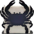 Modern Crab Design Napkin Holder, Metal Iron Dispenser Organizer for Tissue Paper, Bills, Tabletop Stand for Home