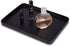 Large Resin Bathroom Sink Vanity Tray, Decorative Rectangle Organizer for Countertop, Perfume Tray (Black)