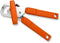 Left Handed Manual Can Opener with Orange Handle