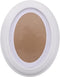 Garneck Oval Wood Picture Frame - Wall Hanging Decoration 7 Inch, White