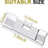 25PCS Metal Vertical Blind Repair Vane Savers, Vertical Blinds Repair Kit for Replacement Slats
