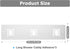 3 Pack Lsnisni Shower Caddy Adhesive Replacement, Waterproof Shower Shelf Adhesive Strips, Strong Adhesive Flat Hooks
