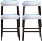 Bar Stool Cover Rectangle Set of 4 Velvet Stretch Counter Height Bar