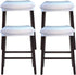 Bar Stool Cover Rectangle Set of 4 Velvet Stretch Counter Height Bar