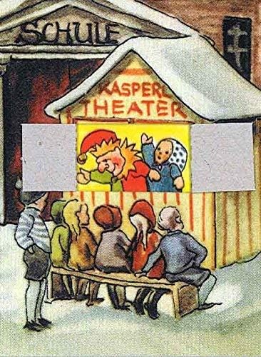 Sellmer Little Town from 1946 Advent Calendar