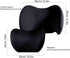 Sothuba Car Lumbar Support Pillow and Car Neck Pillow Kit, Ergonomic Car Seat Headrest & Lumbar Cushion with Adjustable