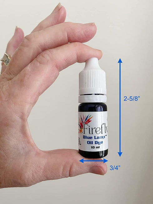 Firefly Fuels Lamp Oil Dye - Multi Color Drops for Tiki Torch Fuel, 3 x 10ml Bottles