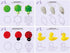Icing Piping Nozzles Practice Drawings, Cake Pastry Beginner Practice Paper for Fondant Decorating, 23 Patterns