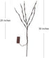 DK177 2 Pack LED Branch Light, Battery Operated Lighted Branch Vase Filler, 30 Inch, 20 LED for Home Romantic