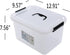 4-Pack Clear Latch Storage Box with Lid, 10.5 Quart Plastic Storage Bin
