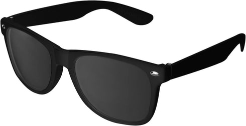 Super Z Outlet Plastic Vintage Retro Style Sunglasses, Classic Shades Eyewear Party Prop Favors (24 Pairs) (Black)