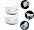 HOMSFOU 2pcs Glass Water Pitcher Lids, Replaceable Plastic Lids for Tea, Juice, and Water Carafes