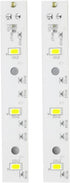 Yubunt WR55X26671 LED Light Board for GE Freezer, Replacement Part Numbers PS11767930, EAP11767930 (2Pcs)