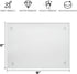 Tempered Glass Cutting Board, 16"x 12" Clear Glass Board for Kitchen Countertop, Scratch Resistant