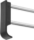 Stainless Steel Extendable Wardrobe Rail Tube, Adjustable Pull Out Closet Rod for Clothing Organizer