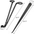 SUMAJU 2 in 1 Candle Accessory Set, Wick Trimmer & Dipper, Stainless Steel Cutter for Candle Lovers (Black)