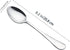 VANRA 6-Piece Dinner Spoons Set, Heavy Duty Stainless Steel Silver Cutlery Set 8 inches (6 spoons)