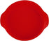 11.42 Inch Silicone Cake Molds, Quick Release Baking Pan for Layer Cakes and Cheese Cakes, Red