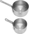 2pcs Sauce Cup 304 Stainless Steel Stackable Mini Sauce Pan with Handle for Banquet Outdoor Picnic, Ramekin Bowls