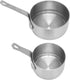 2pcs Sauce Cup 304 Stainless Steel Stackable Mini Sauce Pan with Handle for Banquet Outdoor Picnic, Ramekin Bowls