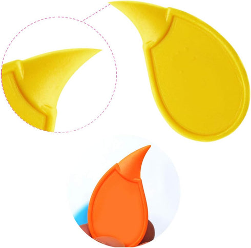Cosmer Set of 15 Orange Citrus Peelers, Plastic Easy Slicer Cutter Peeler Remover Kitchen Accessories