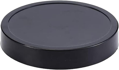 4PCS Flat Lids for Magic Bullet Blender, Replacement Parts Compatible with 250W Cups, Black Plastic Lid with 8oz Cup