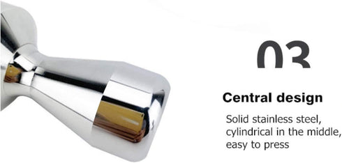 VIA CREMA 51 mm Espresso Tamper, Calibrated Coffee Tamper, Coffee Machine Accessories