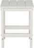 Kcelarec 1-White) Patio Side Table, Pool Composite Patio Table,HDPE End Tables for Backyard,Pool, Indoor Companion
