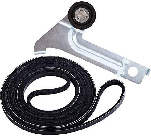 Canamax 8547174 Dryer Idler Pulley & 8547168 Drive Drum Belt, Premium Replacement for Whirlpool Amana Dryers