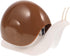 Snail Shaped Soap Dispenser, Cute Hand Soap or Lotion Pump Bottle, Fun Bathroom Accessory, Coffee Color, 6.88 x 4.33 x