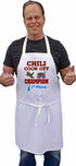 Chili Cook Off Champion Apron, First Place Award Winning Chili Contest Prize