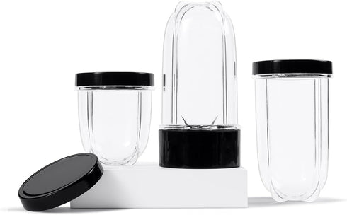 Magic Bullet Deluxe Upgrade Kit, 12-Ounce Food Blender, Black, Dishwasher Safe