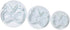 RAYNAG 3 Set Bowknot Plastic Fondant Plunger Cutters, Cookie Pie Crust Cutout Molds, Cake Decorating Cutter Plungers (9