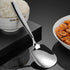 X-Large 316L Stainless Steel Buffet Serving Spoon, Square Head, Heavy Duty, Dishwasher Safe, 9.5 x 2.8 inches (1 Pack)