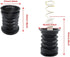 2 Sets Drain Trap Seal Spring Pull Rod Switch Rubber Plug Valve Rubber Sealing Stopper Replacement Universal for Twin Tub Washer Dryer 2 in 1 Combo Washing Machine Accessories