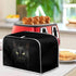 3D Black Cat Toaster Cover, Cute Kitten Design, Aesthetic Animals Art Universal Size for Microwave Toaster Oven