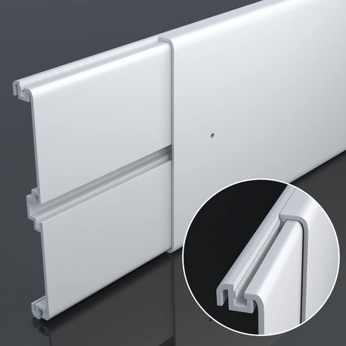 gulrear Sliding Door Air Conditioner Kit, 2023 Upgrade 6 Plates Seamless Vent Kit for Portable AC, 95 Inch