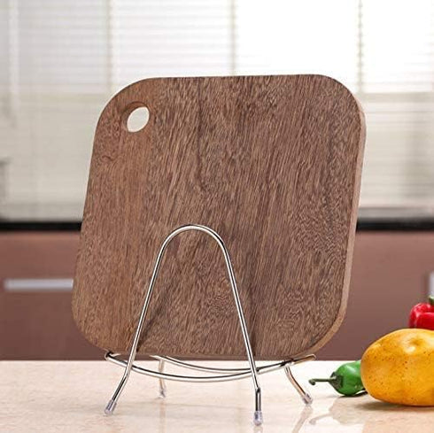 Cutting Board Storage Rack Stainless Steel Wire Chopping Board Board Holder Stand fit, Organizer Kitchen (Triangle) by LENITH