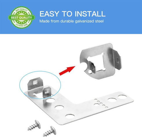 2 Pack Dishwasher Mounting Bracket - 170664, Compatible with Bosch & Kenmore Elite, Replaces 00170664