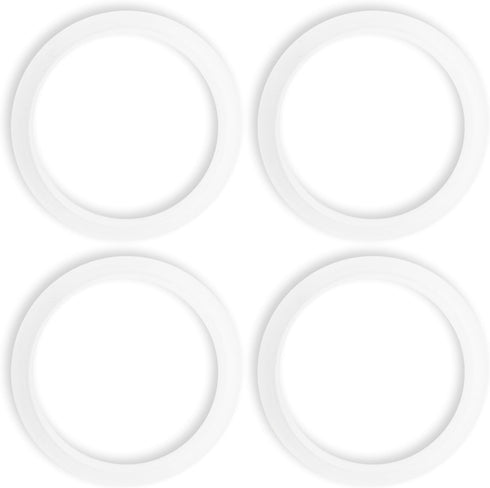 4 Pcs Replacement Gasket Seal Ring, 50mm Silicone Steam Ring for Espresso Machine Repair Kit