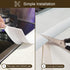 Silicone Kitchen Stove Counter Gap Covers, Set of 2 (21 Inches, White) by Gosmol