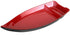 Happy Sales HSSB-10RB Sushi Boat Shape Plate - Sushi Sashimi Serving Plate Melamine Plastic Tray, 10 x 4.5 Inch (Red