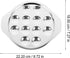 OSALADI Metal Escargot Dish Snail Platter Escargot Snails Plates Escargot Baking Dish Escargot Plate For Home Restaurant (2Pcs 12 Holes) by OSALADI