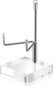 Sibba Adjustable Plate Stands for Display, Metal Arms, Clear Acrylic Base, Small Holder for Photos, Books, Home Décor
